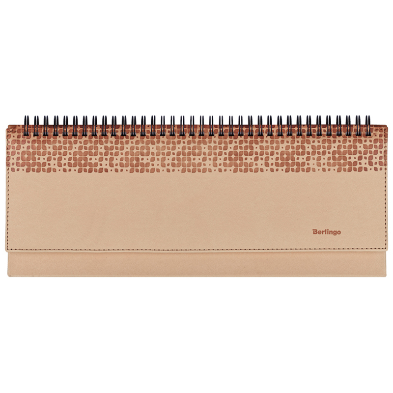Планинг недатированный, 64л., 330*130мм, кожзам, Berlingo "Vivella Prestige", бежевый