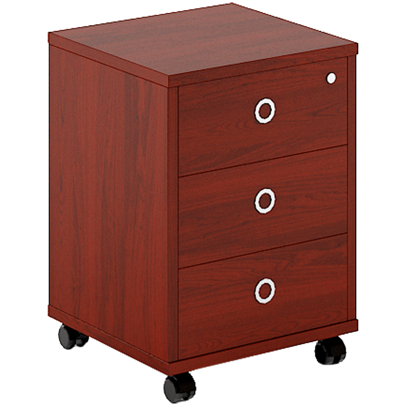 Тумба подкатная Skyland Born/Бургунди, 480*455*660, B 201