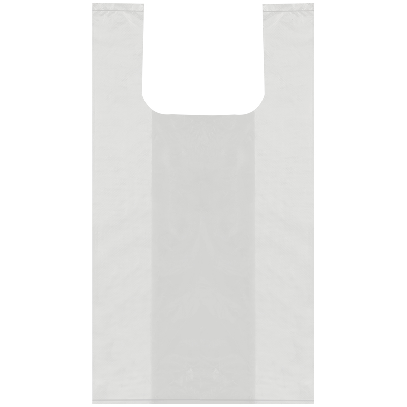 Пакет-майка OfficeClean, ПНД, 25+12*45см, 10мкм, рулон на втулке, 200шт., прозрачный