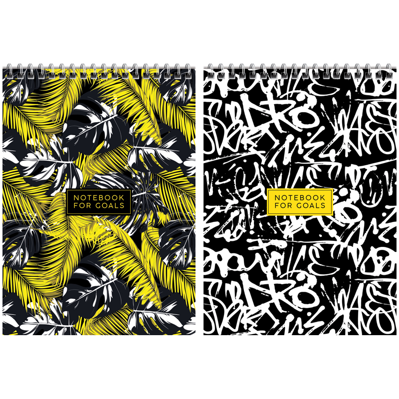 Блокнот А5 60л. на гребне ArtSpace "Узоры. Quite the thing", твердая подложка