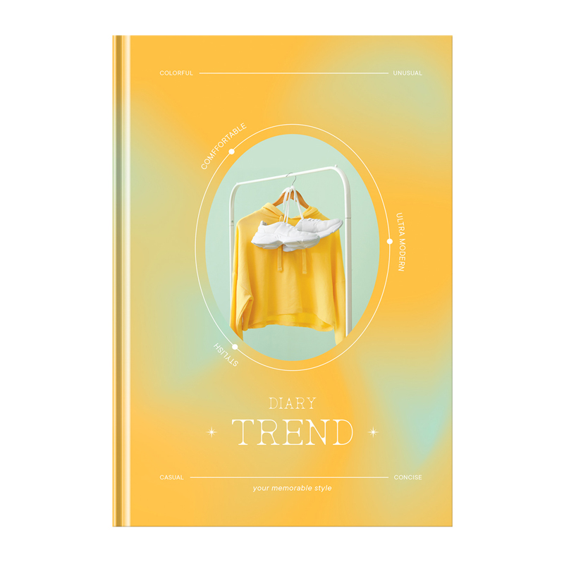 Ежедневник недатированный А5, 160л., 7БЦ BG "Trend", матовая ламинация