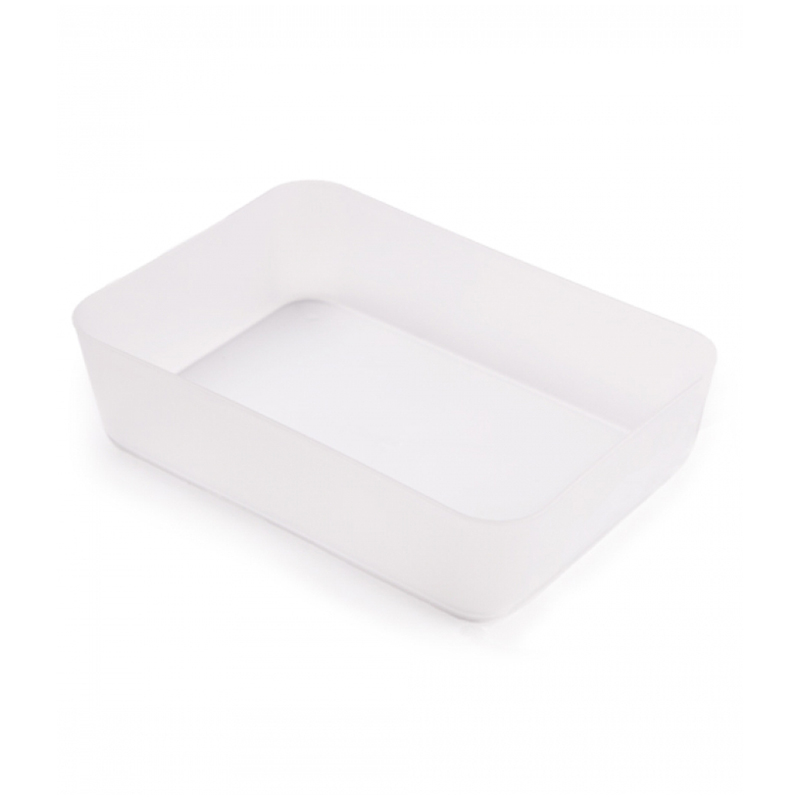 Лоток для канцелярских принадлежностей СТАММ, 13*17.8*4,4см, прозрачный