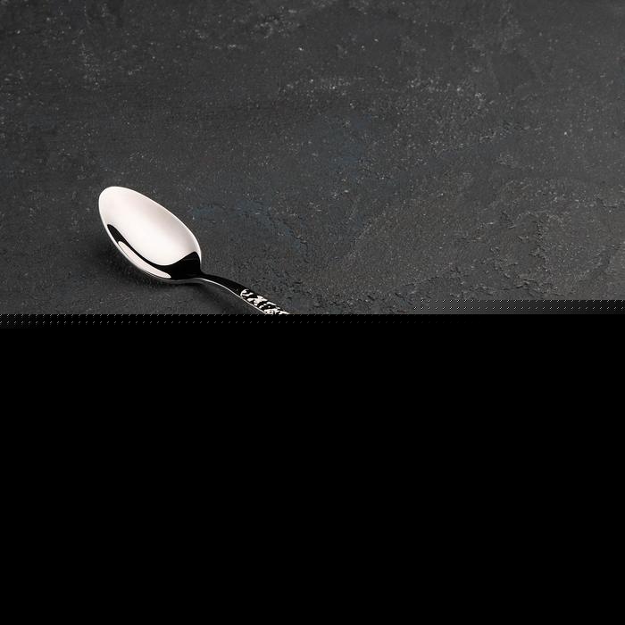 Ложка барная Magistro «Лин», h=21 см, цвет серебряный