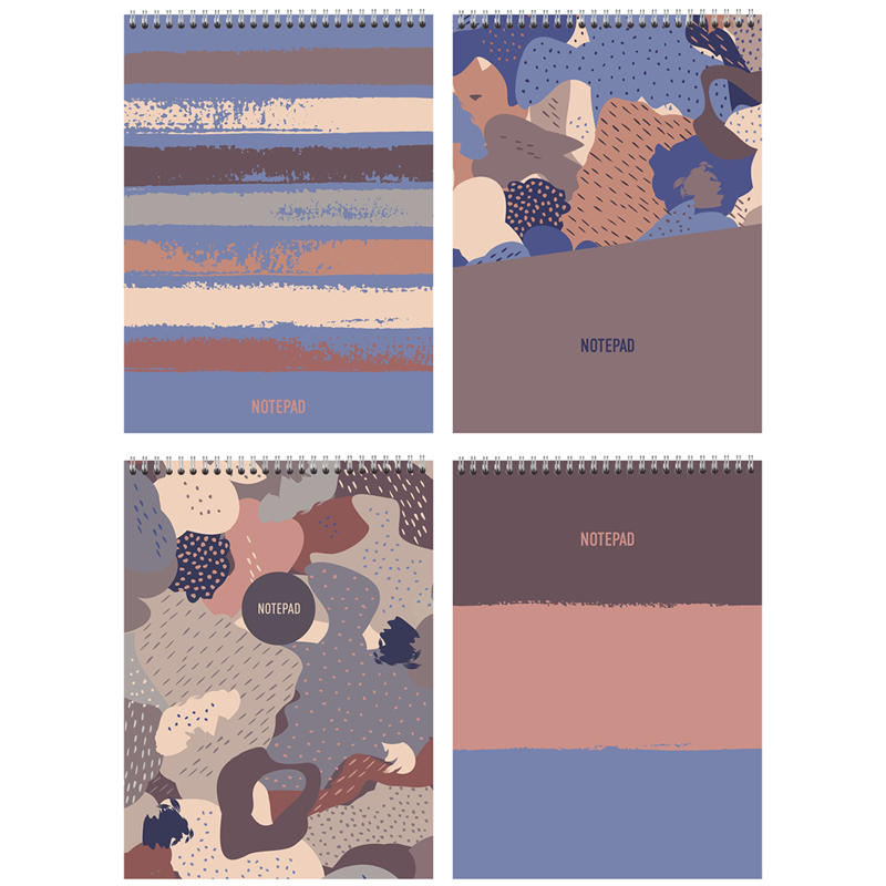 Блокнот А5 60л. на гребне BG "Ceramic style"