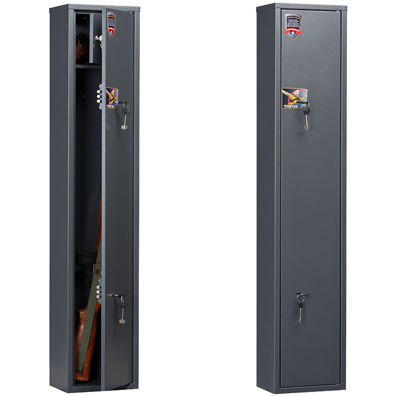 Сейф Aiko Чирок 1318 оружейный, 1300*263*83мм, (2ключевых замка), с трейзером, 1 ствол (ПОД ЗАКАЗ)