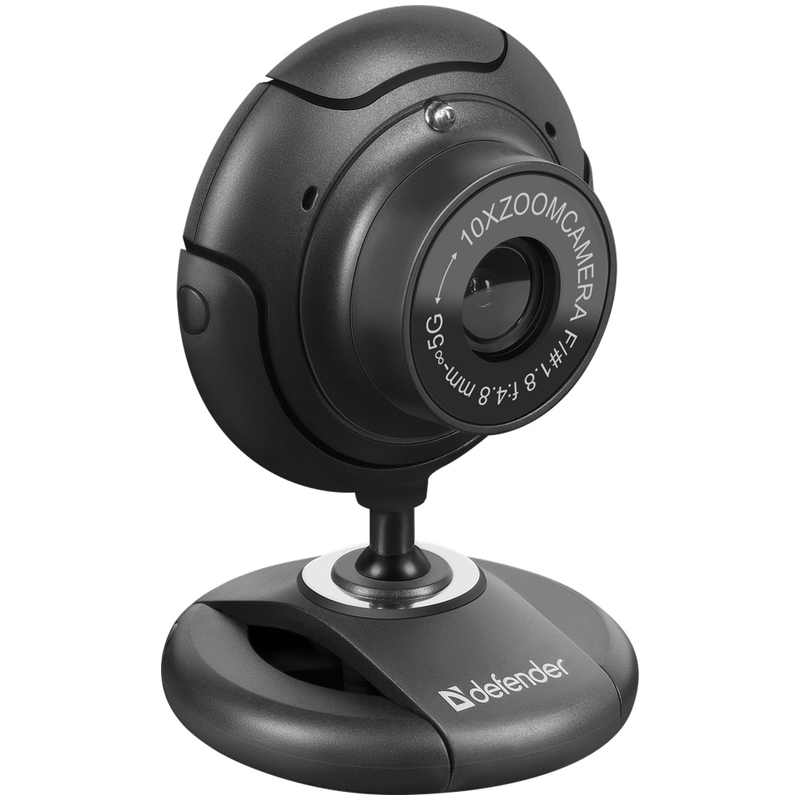 Веб-камера Defender C-2525HD, 2МП, 1600*1200, микрофон, кнопка фото, USB 2.0