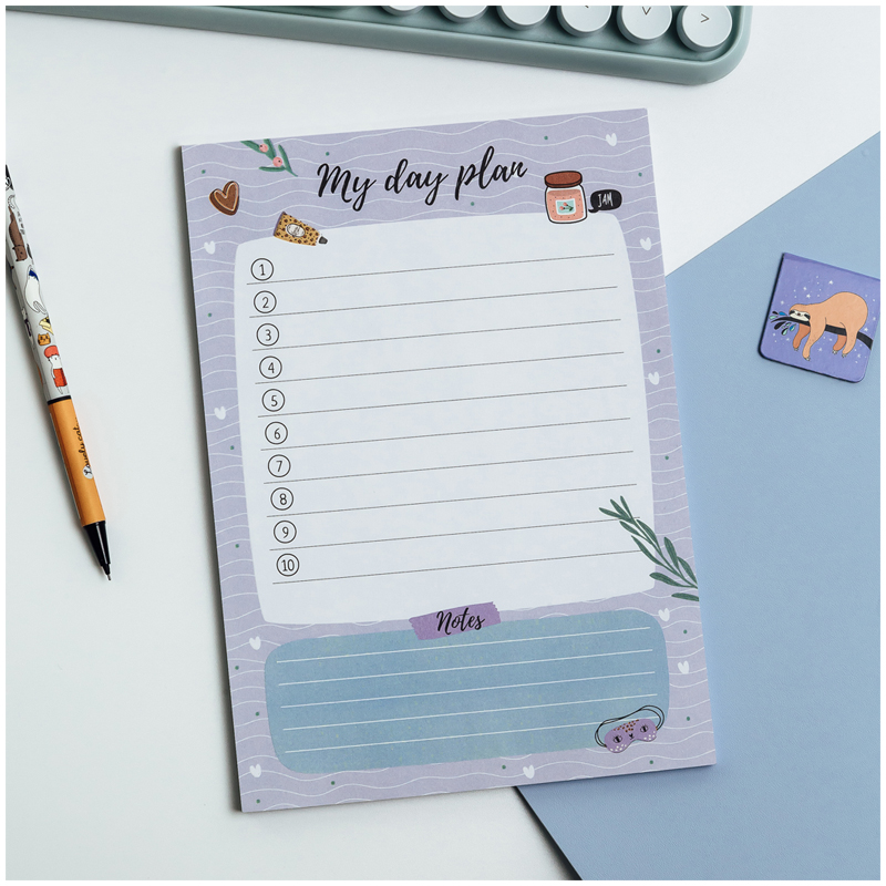 Блок для записей (To Do list) MESHU 14,8*21,0см (А5), 50л., "Sweet jam", на склейке