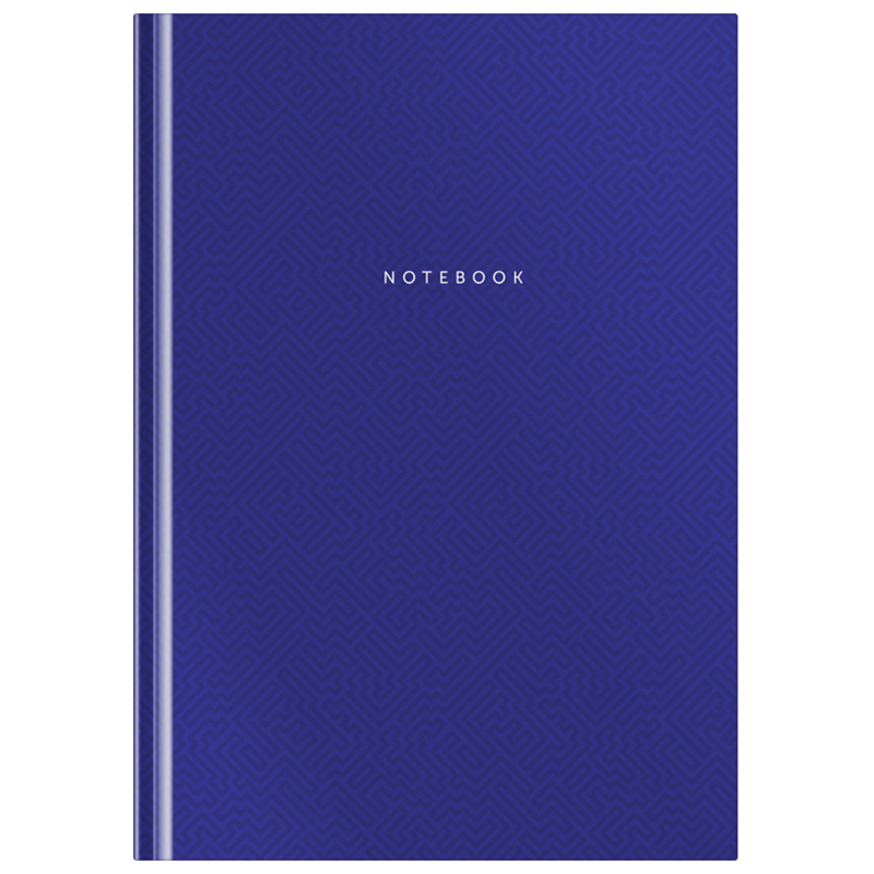 Бизнес-блокнот А5, 120л., OfficeSpace "Моноколор", матовая ламинация, выб. лак