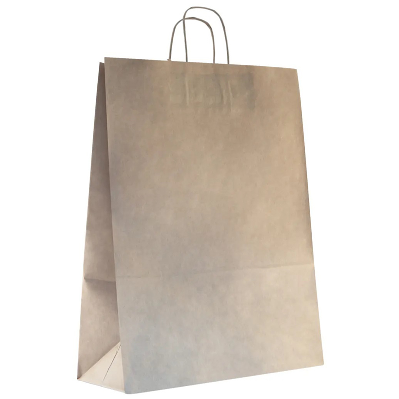 Пакет бумажный "Крафт" с кручеными ручками, 35*15*45см, 70гр/м2