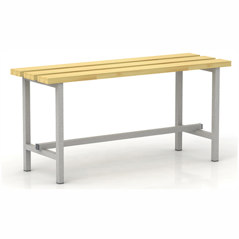 Скамья гардеробная на металлокаркасе Надежда П-13Д (1000), сосна, 475*1000*340