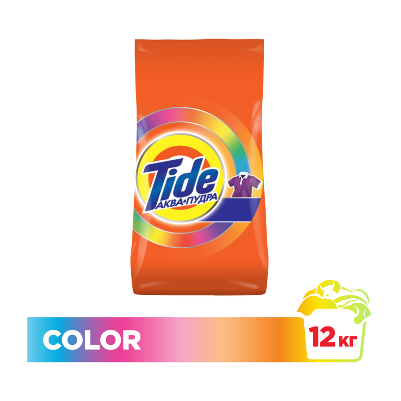 Порошок для машинной стирки Tide " Color", 12кг (ПОД ЗАКАЗ)
