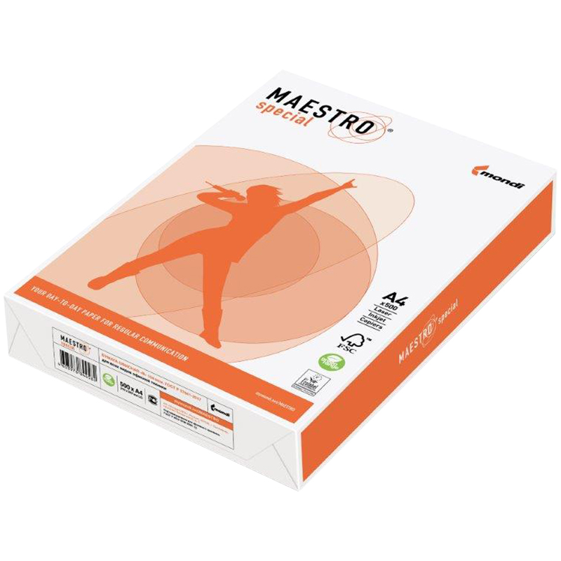 Бумага Maestro "Special" А4, Марка В, 500л.