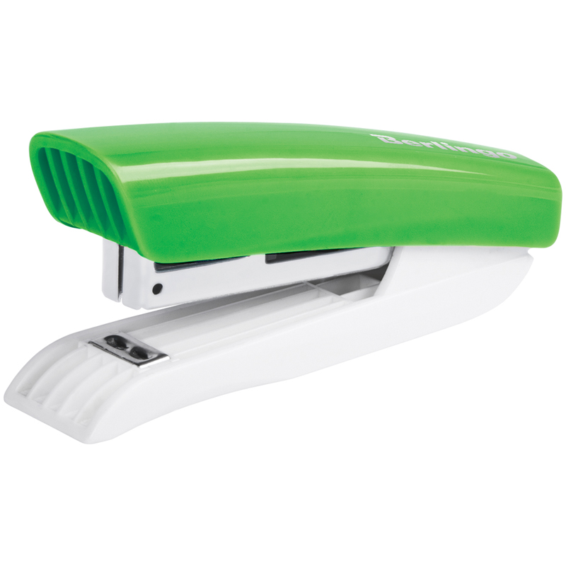 Степлер №10 Berlingo "Blitz" до 10л., пластиковый корпус, зеленый