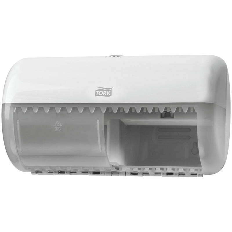 Диспенсер для туалетной бумаги в рулонах Tork "Elevation"(Т4) пластик, механический, белый
