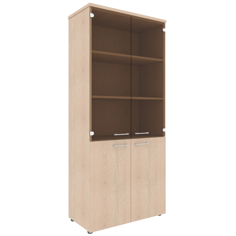 Шкаф для документов закрытый с топом Skyland Xten/Бук Тиара, 856*432*1955, XHC 85.2
