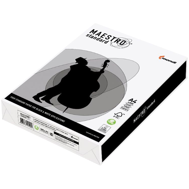 Бумага Maestro "Standard" А4, Марка С, 500л.