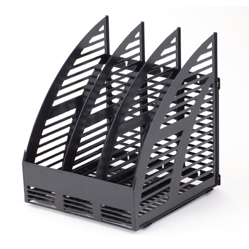 Вертикальный накопитель Attache сборный 3 отделения черный, 240мм