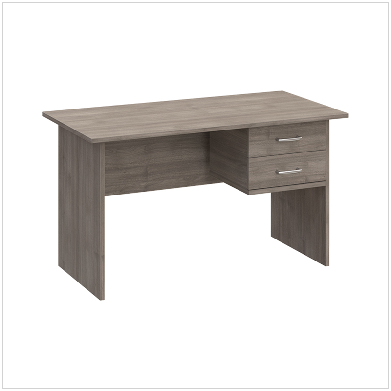 Стол письменный прямоугольный с навесной тумбой МФ Виско Стиль/Дуб шамони темный, 1400*700*750 (ПОД ЗАКАЗ)