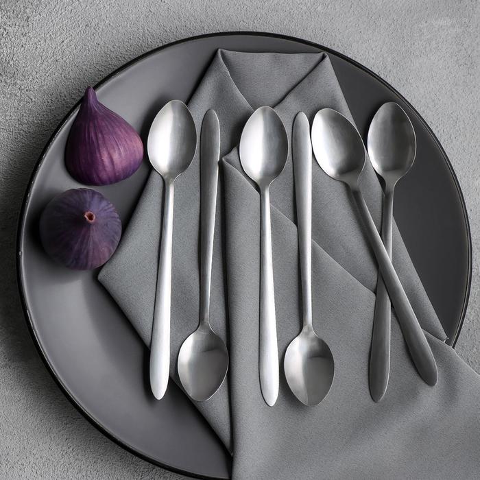 Набор ложек для коктейля Доляна «Завтрак», 19 см, 6 шт