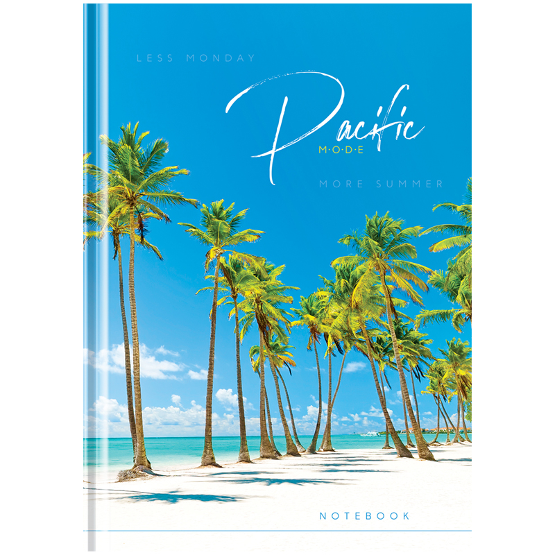 Бизнес-блокнот А5, 80л., OfficeSpace "Путешествия. Pacific mode", глянцевая ламинация