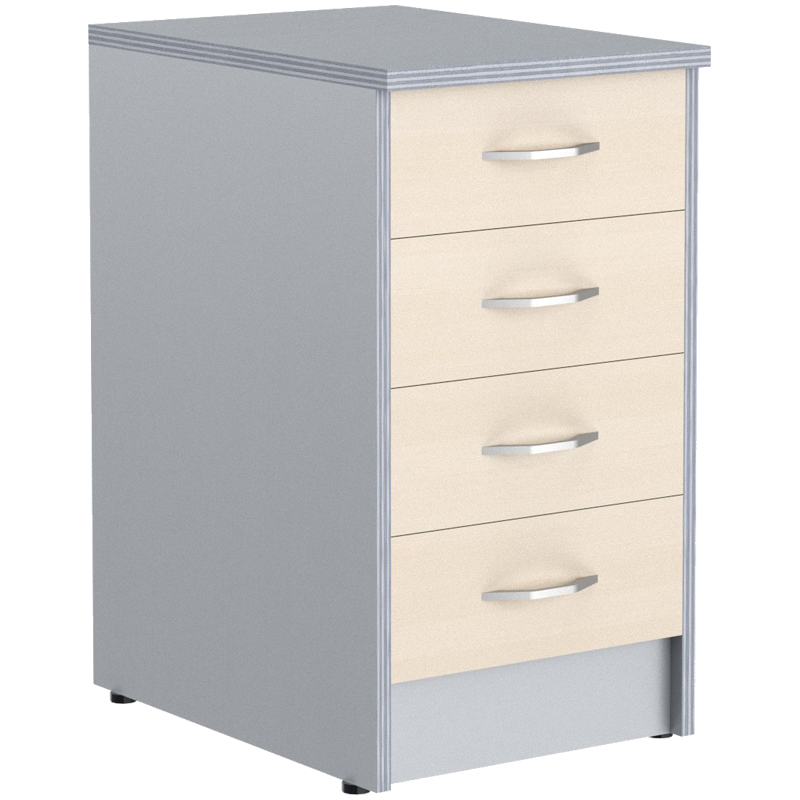 Тумба приставная Skyland Imago/Клен Металлик, 412*450*755, ТП-4