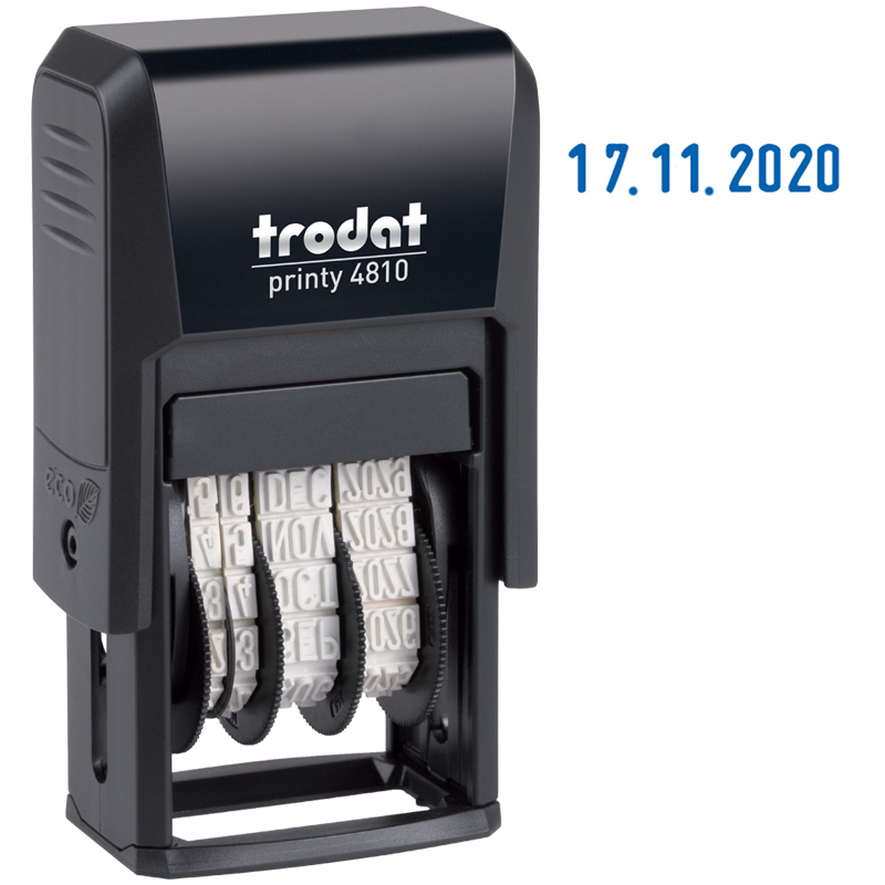 Датер ленточный Trodat 4810 Bank, пластик, 1стр., 3,8мм, банк (82499)