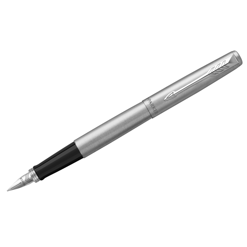 Ручка перьевая Parker "Jotter Stainless Steel CT" 1,0мм, подарочная упаковка