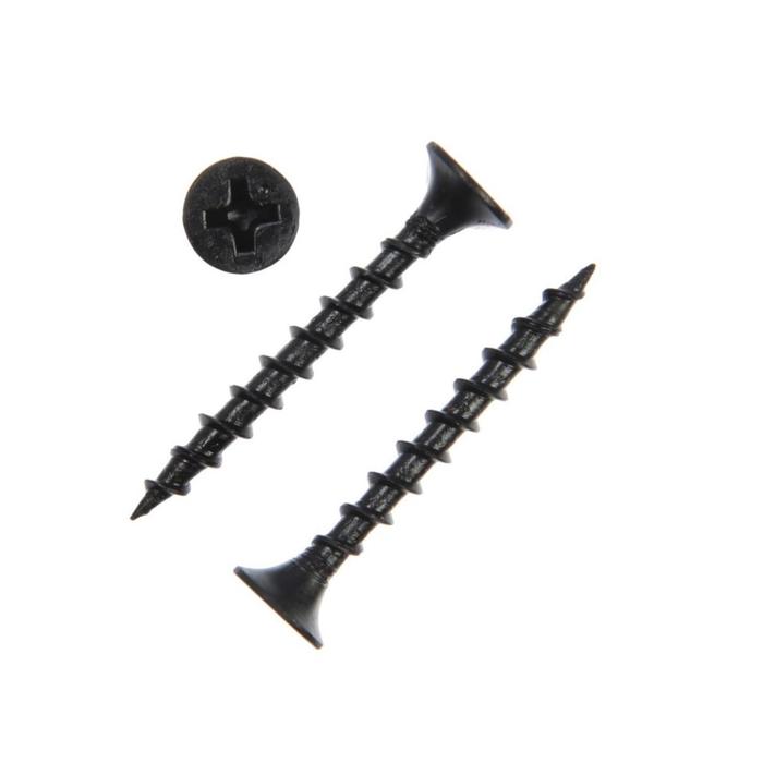 Саморез гипсокартон-дерево 3.5х41, круп. рез., фосф., в уп. 6000 шт.