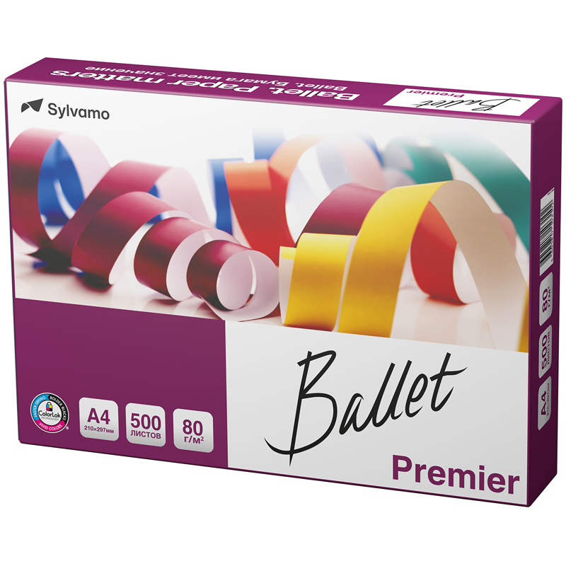 Бумага Ballet "Premier" А4, Марка А, 500л.