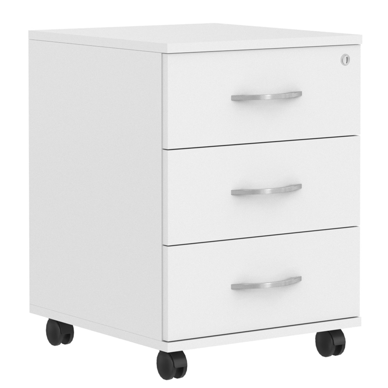 Тумба подкатная с фолдингом Skyland Imago/Белый, 412*450*556, ТМ-3