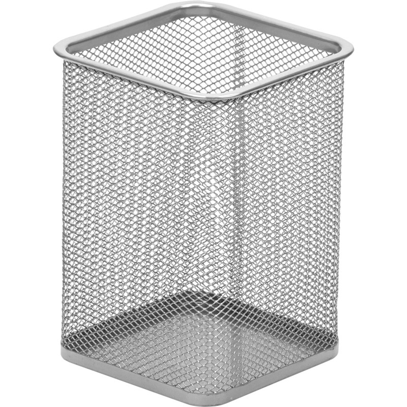 Подставка Attache для письм.прин.квадр.101х101мм,выс.138мм,мет.сетка(сереб)