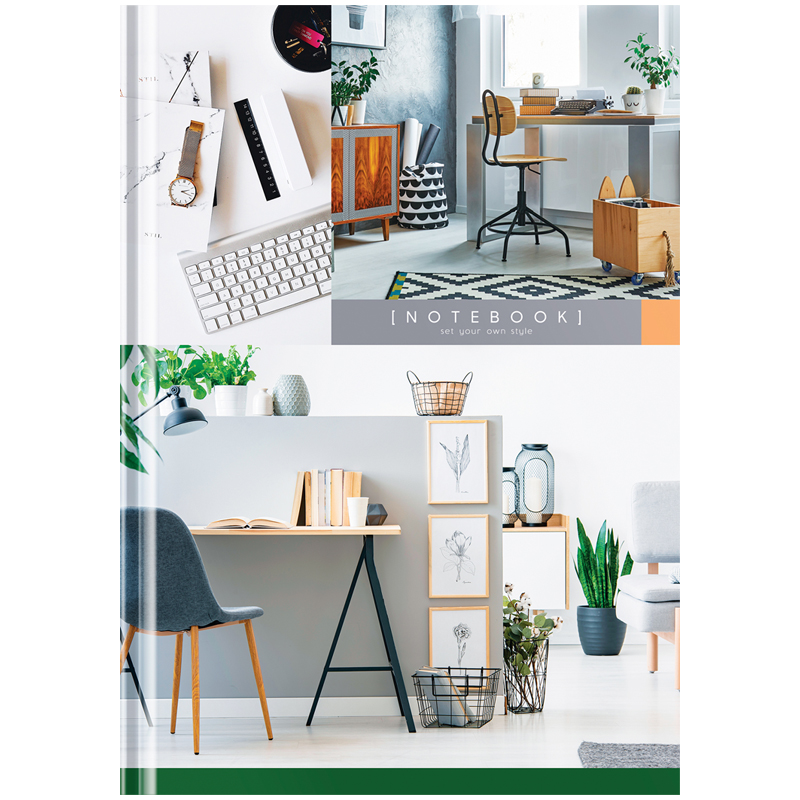 Бизнес-блокнот А5, 80л., OfficeSpace "Офис. Own style", глянцевая ламинация