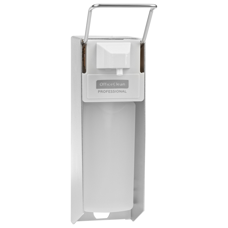 Диспенсер для антисептика OfficeClean Professional, локтевой, белый, наливной, 0,5л