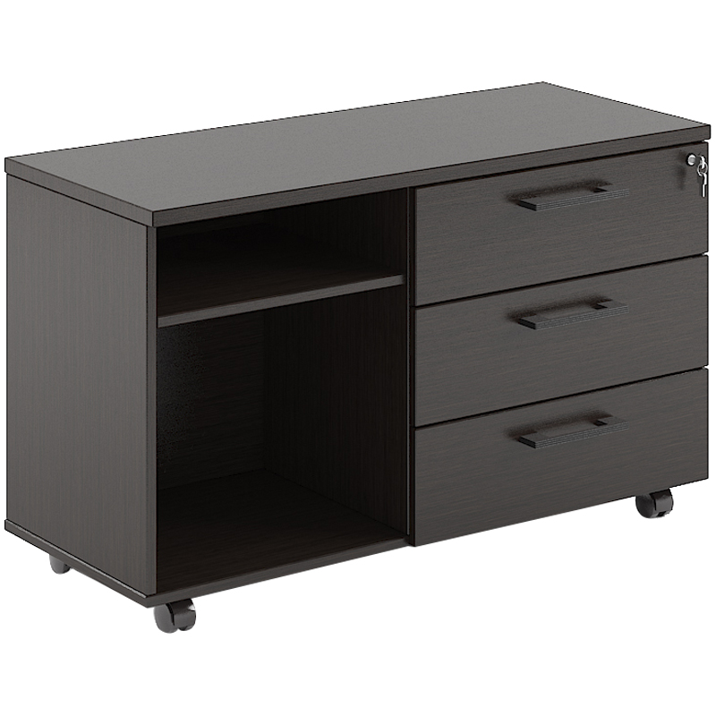 Тумба подкатная Skyland Torr/Венге Магия, 1078*452*650, TLC-3D sk-01231411 (ПОД ЗАКАЗ)