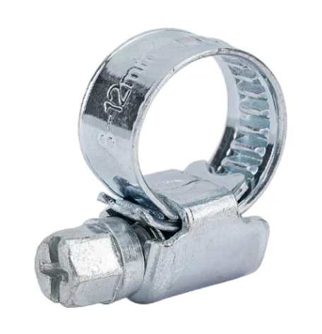 Хомут червячный 8-12/9 W1 оцинкованная сталь 1Л 8-12-7 ГОСТ 28191-89