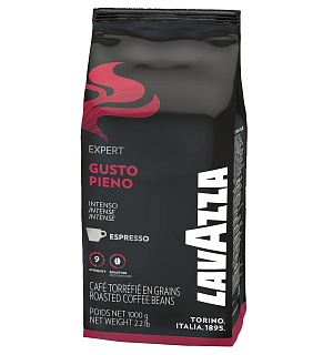Кофе в зернах LAVAZZA "Gusto Pieno Expert", 1000 г, 4338