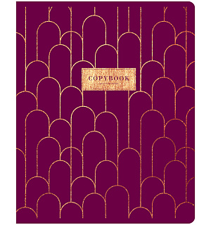 Тетрадь 48л., А5, клетка Greenwich Line "Magic stars", матовая ламинация, тиснение фольгой, 70г/м2