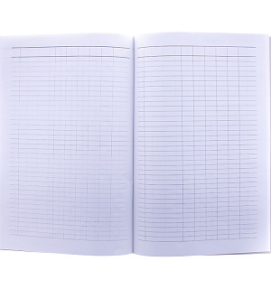 Книга учета OfficeSpace, А4, 48л., пустографка, 200*270мм, мелованный картон, блок офсетный