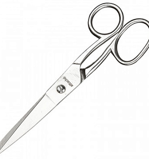 Ножницы Attache Metal 155 мм, ассиметричные ручки,цельнометаллические
