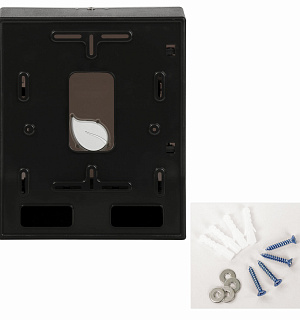 Диспенсер для полотенец в рулонах LAIMA PROFESSIONAL ECO (Система Н1), механический, с рычагом, белый, ABS-пластик, 606549