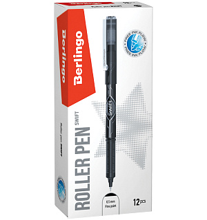 Ручка-роллер Berlingo "Swift" черная, 0,5мм