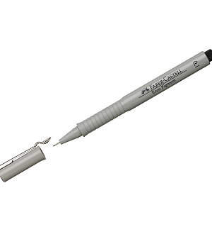 Ручка капиллярная Faber-Castell "Ecco Pigment" черная, 0,1мм