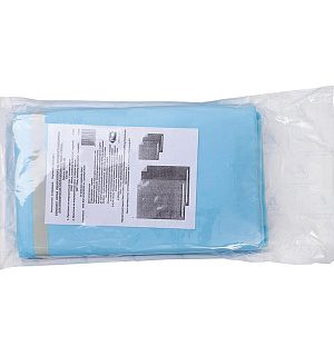 Комплект белья одноразовый общехирургический КООП-02 ГЕКСА стерильный, 6 предметов