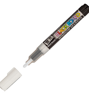 Маркер меловой MunHwa "Black Board Marker" белый, 3мм, водная основа