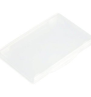 Футляр для визиток и карт СТАММ "Card Box", 69*100*10мм, прозрачный