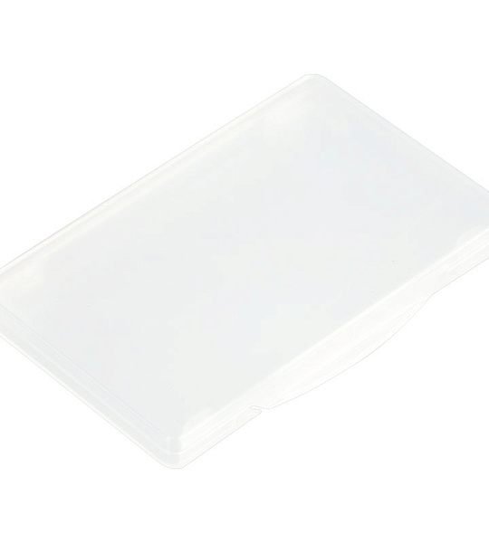Футляр для визиток и карт СТАММ "Card Box", 69*100*10мм, прозрачный