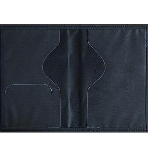 Обложка для паспорта OfficeSpace "Комфорт", кожзам, красный, тиснение золотом