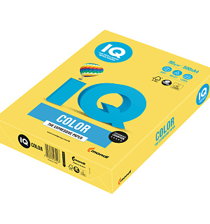 Бумага IQ "Color intensive" А4, 80г/м2, 500л. (канареечно-желтый)