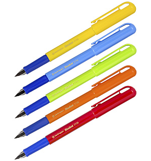 Ручка перьевая Centropen, 3 картриджа, корпус ассорти, блистер