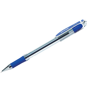 Ручка шариковая Berlingo "I-15" синяя, 0,7мм, грип